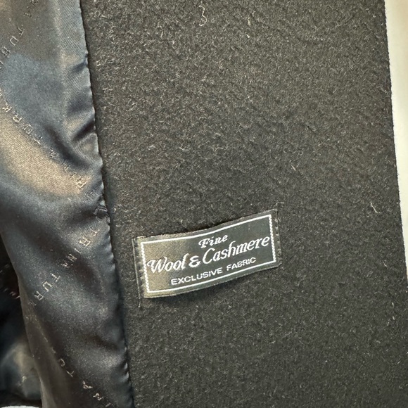 Trina Turk Wool & Cashmere Coat (Black, Size 4) - Picture 3 of 5